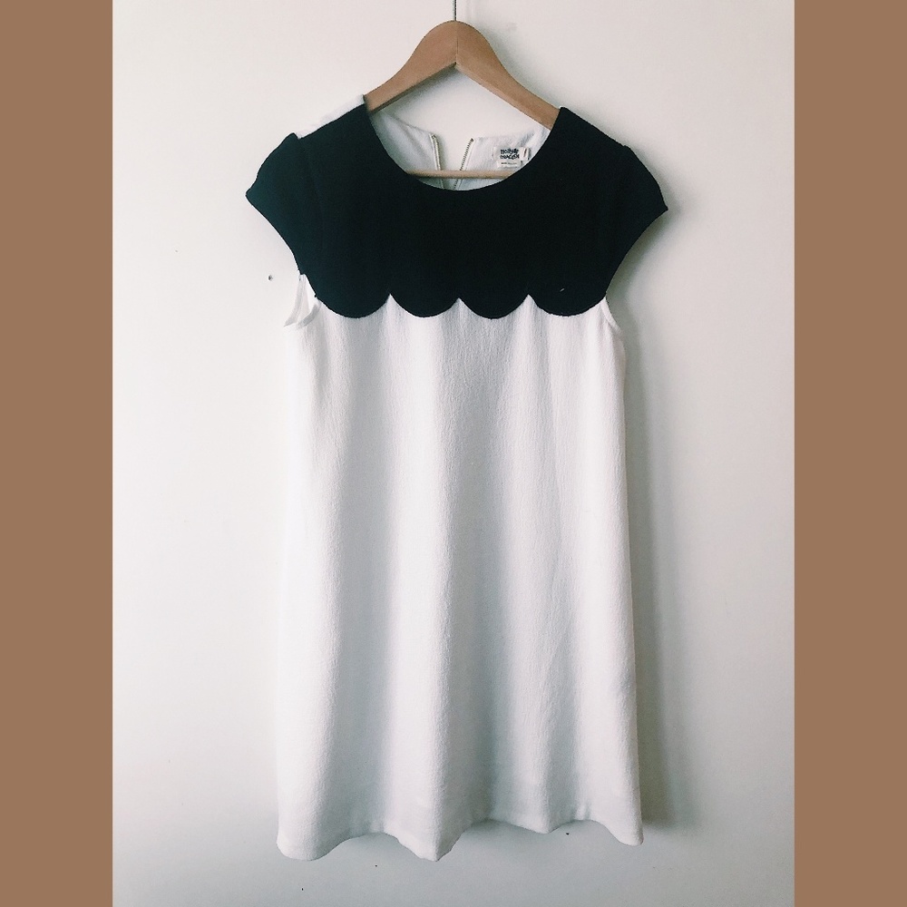 Molly Bracken Mod Black and White Dress Medium